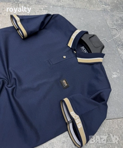 Hugo Boss Нова Синя Мъжка Тениска Хюго Бос 