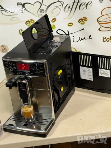 Кафемашина кафе автомат Saeco PicoBarista с гаранция, снимка 9 - Кафемашини - 53753107