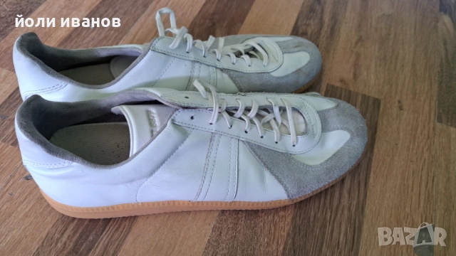 Немски маратонки от естствена кожа,подметка каучук,46 номер, снимка 2 - Маратонки - 52244217