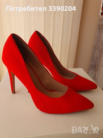 Обувки на висок ток, снимка 3 - Дамски обувки на ток - 46427813