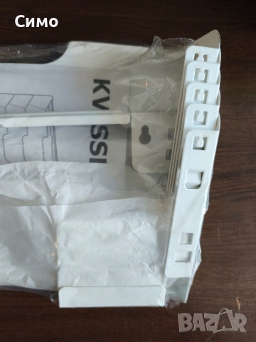 IKEA - Нова Метална Стенна Поставка за Списания, снимка 7 - Етажерки - 53800600