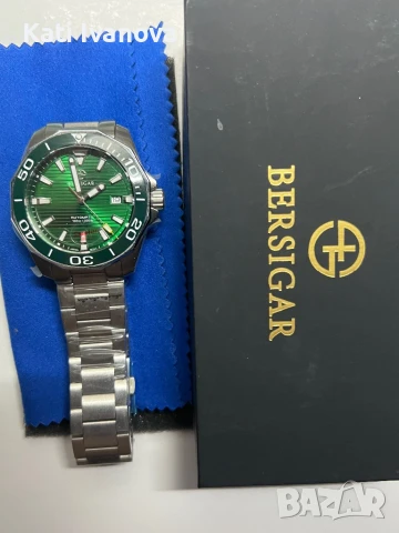 Мъжки автоматичен часовник BERSIGAR, елегантен,  механичен ръчен часовник със сапфирено стъкло, снимка 10 - Водоустойчиви - 50666744