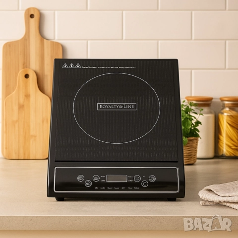 Преносим индукционен котлон Royalty Line EIP-2000.1 - 2000W, 7 режима на готвене, снимка 9 - Други стоки за дома - 51853644