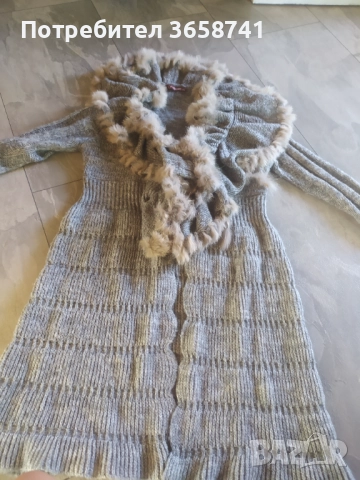 Дамска жилетка в сиво