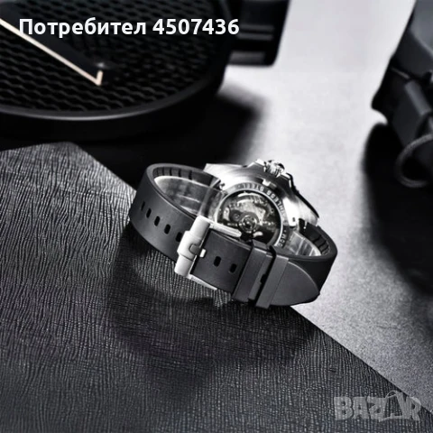 PAGANI DESIGN EXPLORER автоматичен часовник с механизъм SEIKO NH35, стъкло сапфир, водоустойчив, снимка 4 - Мъжки - 51207732