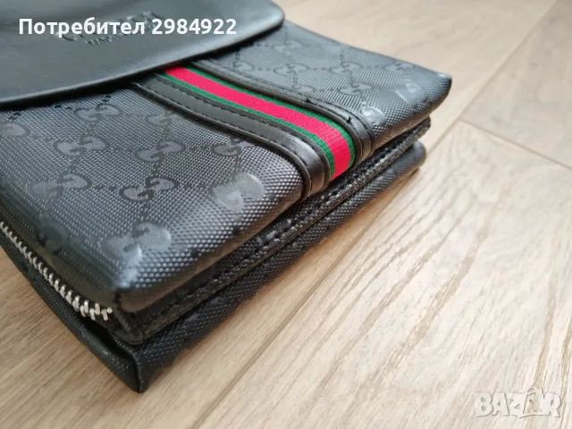 Кожена чанта GUCCI made in Italy, снимка 5 - Чанти - 48526528