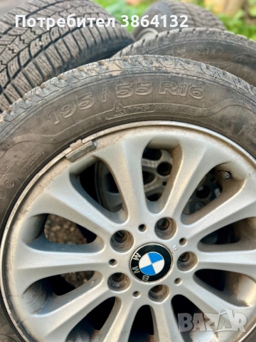 Джанти със зимни гуми 195/55/16-5х120, снимка 2 - Гуми и джанти - 52512322