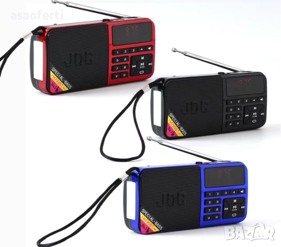 🎶 JOC H799BT – Преносим MP3 Плеър, FM Радио, Bluetooth и SPECIAL BASS (3W), снимка 5 - Слушалки и портативни колонки - 52791882