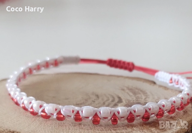 Комплект гривни мартенички,ръчно изработени, снимка 4 - Подаръци за жени - 53112470