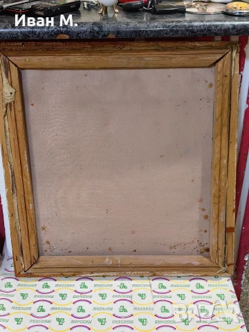 Стара маслена картина върху платно , снимка 6 - Картини - 52986977