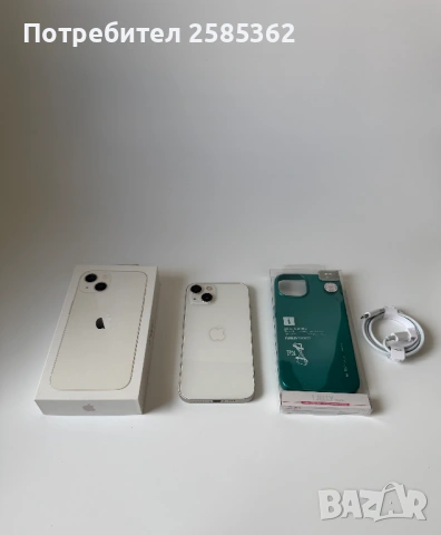 iPhone 13 128 Gb Starlight | 100% Батерия | Перфектен