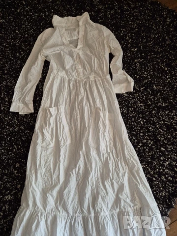 Twinset  рокля дълга бяла, снимка 2 - Рокли - 51051599