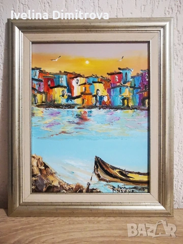 Морски пейзажи, маслена живопис , снимка 5 - Картини - 53473252