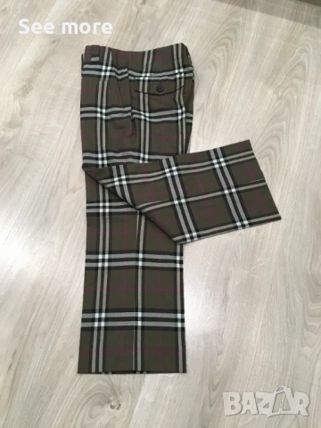 BURBERRY дамски панталон от финна вълна XS/S, снимка 3 - Панталони - 53937093