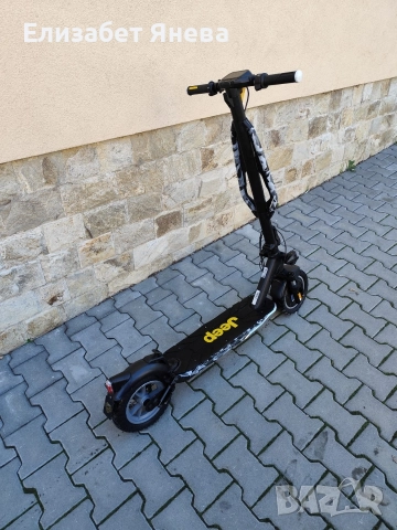 Електрически скутер-тротинетка JEEP JUC AS IPX5 ДО 25 КМ/Ч, ПРОБЕГ ДО 50 КМ, снимка 2 - Други спортове - 52813080