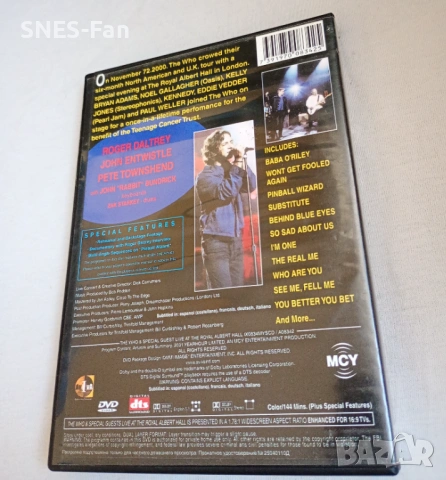 The Who , снимка 3 - DVD дискове - 53850971