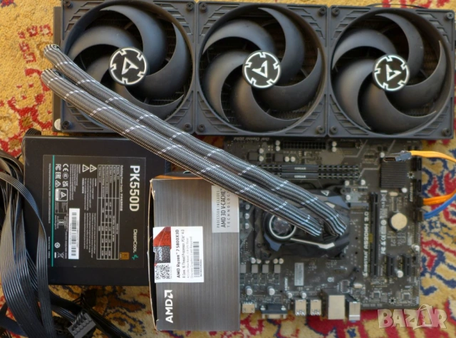 Геймърски Десктоп с Ryzen7 5800X3D, 64GB DDR4-3600