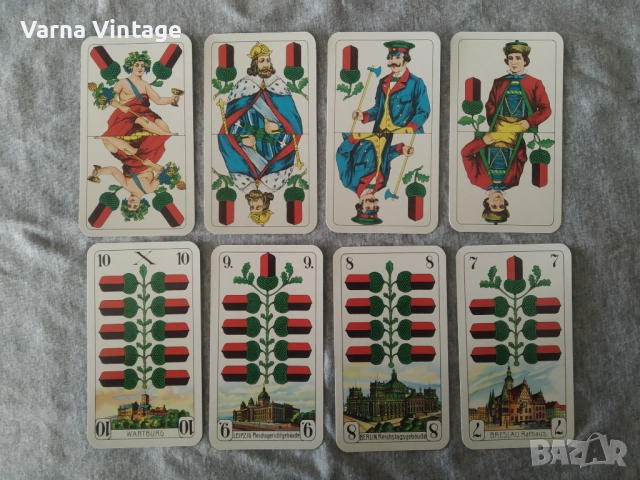 РЕДКИ колекционерски карти в оригиналната пластмасова кутия НОВИ. ASS Altenburg Германия., снимка 6 - Карти за игра - 51964087