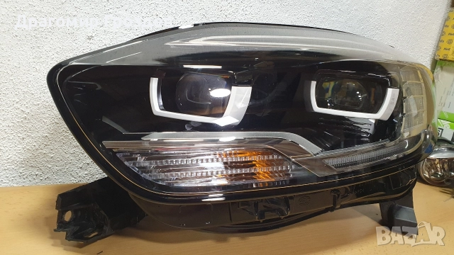 Оборудван ляв FULL LED фар за Renault Scenic IV / Рено Сценик (след 2017г), снимка 2 - Части - 52681166