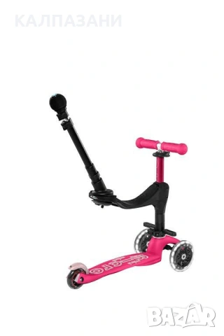 Тротинетка Mini Micro 3in1 Deluxe Plus LED SKU: MMD146, снимка 5 - Скутери и тротинетки - 53383997