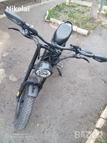 Електрически велосипед Z8 fite bike , снимка 4 - Велосипеди - 53956636