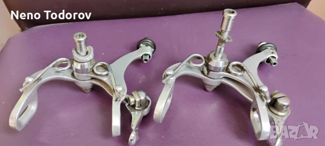 Ретро спирачки CAMPAGNOLO и WEINMANN, снимка 6 - Части за велосипеди - 53392141