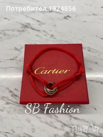 Cartier червен конец реплика, снимка 3 - Гривни - 45601771