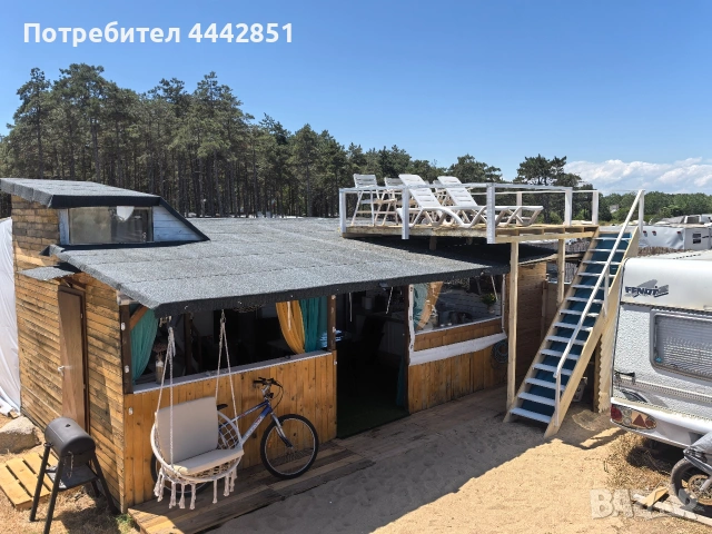 Каравана под наем къмпинг кайт градина 