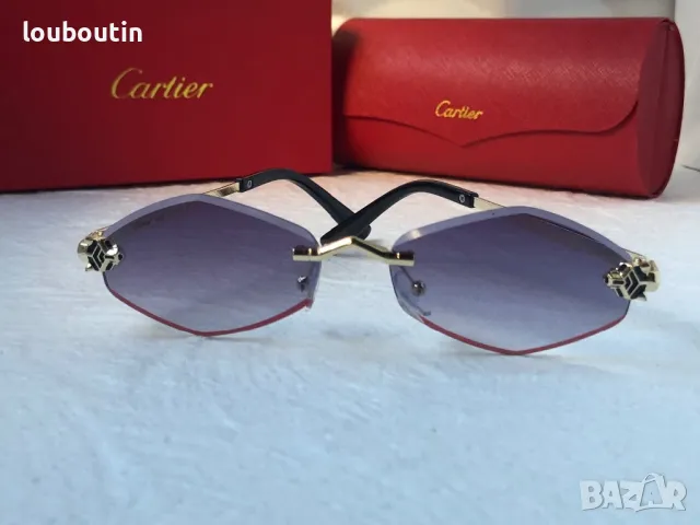 Cartier 2024 дамски слънчеви очила ромб 3 цвята, снимка 18 - Слънчеви и диоптрични очила - 47667819