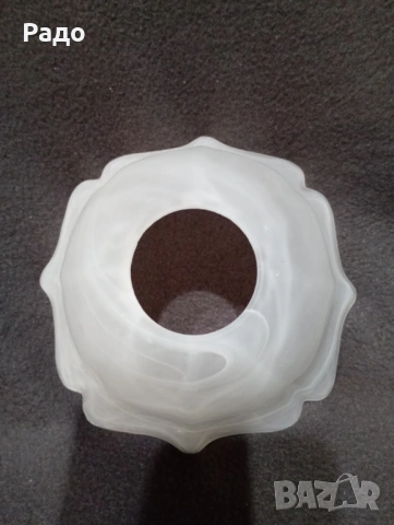 Стъклен абажур. Стъкло за лампа. Чашка за полилей, снимка 4 - Други - 53379689