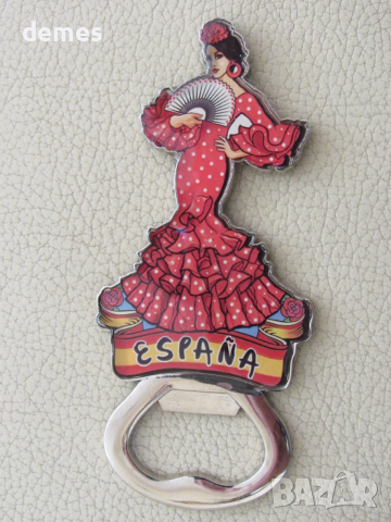 Метален магнит-отварачка от Испания, снимка 2 - Колекции - 53864903
