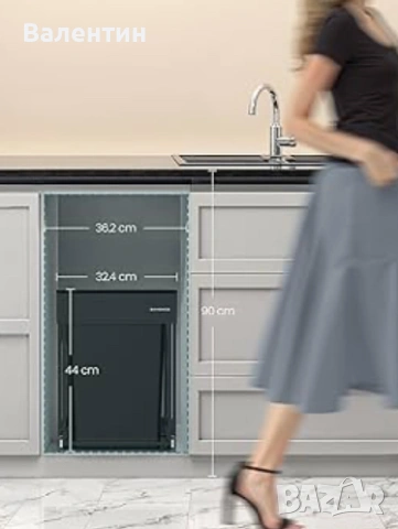 Кухненски кош за вграждане Songmics, снимка 5 - Други - 53117761