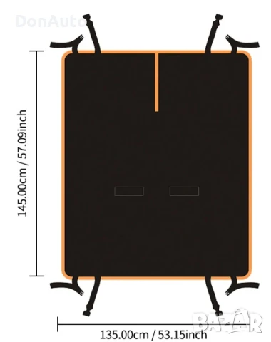 Покривало за задни седалки, снимка 4 - Аксесоари и консумативи - 51322378