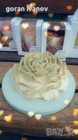 Соеви свещи, снимка 4 - Ръчно изработени сувенири - 54104666