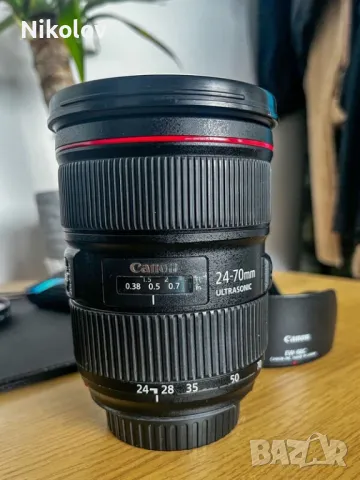 Canon EF 24-70mm f2.8L II USM, снимка 4 - Обективи и филтри - 49975955