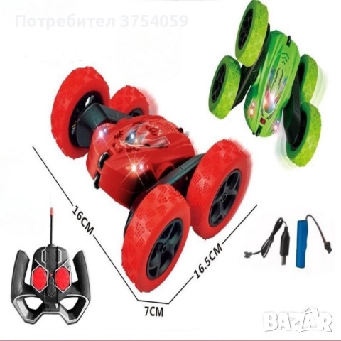 Каскаден радиоуправляем автомобил, снимка 4 - Коли, камиони, мотори, писти - 52354494