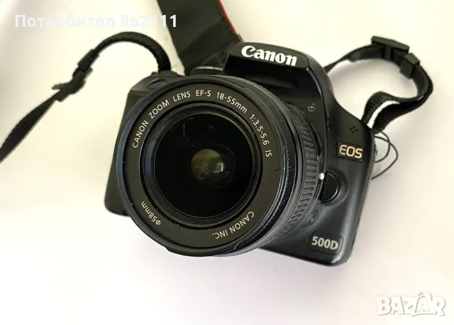 Професионален фотоапарат Canon EOS 500D, снимка 10 - Фотоапарати - 49435064