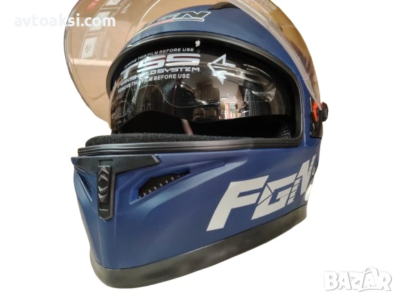 Каска за Мотор със слънчеви очила Два цвята, снимка 9 - Аксесоари и консумативи - 50827083