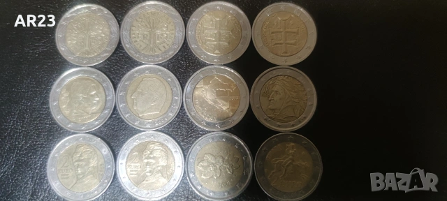 Монети от 2 евро от различни държави, снимка 3 - Нумизматика и бонистика - 53690342