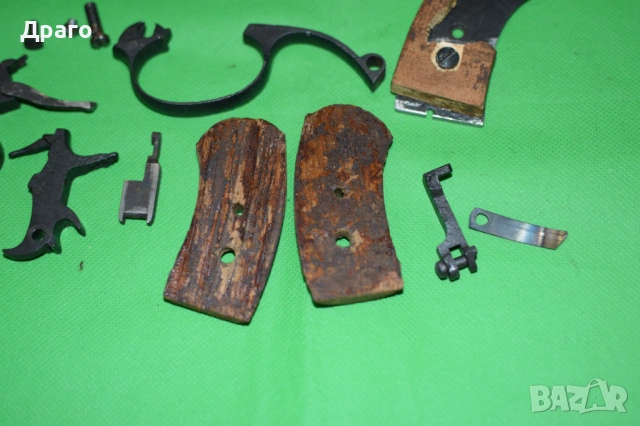 Комплект части за руски револвер Наган - Императорска Тула 1909 г, снимка 6 - Бойно оръжие - 53815464