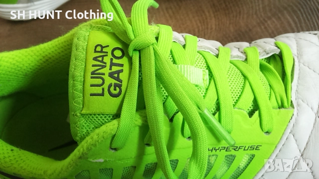 NIKE Hyperfuse LUNAR GATO размер EUR 40 / UK 6 естествена кожа за зала 40-10-S, снимка 7 - Футбол - 52639711