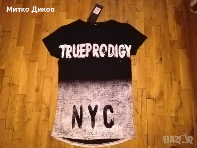 True Prodigy NYC THE Modern Commorah USA маркова тениска Немска с надписи нова памук размер С, снимка 1 - Тениски - 45877841
