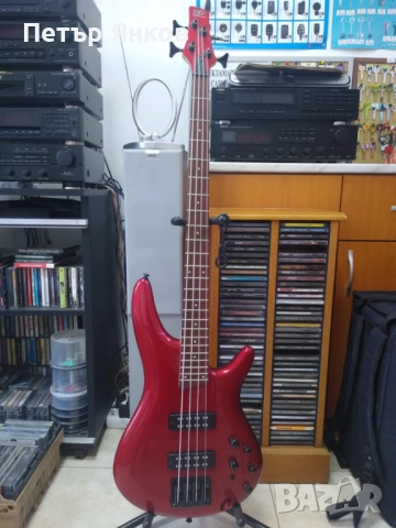Бас китара Ibanez SR300EB-CA Candy Apple, снимка 2 - Китари - 52838528