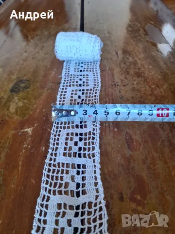 Стара дантела #22, снимка 3 - Антикварни и старинни предмети - 50130896