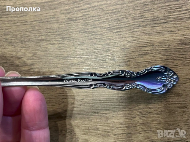 Комплект прибори за сервиране, чудесен бароков релеф Nivella, снимка 4 - Прибори за хранене, готвене и сервиране - 53630259