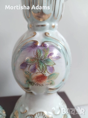 Комплект винтидж свещници, снимка 3 - Колекции - 52841351