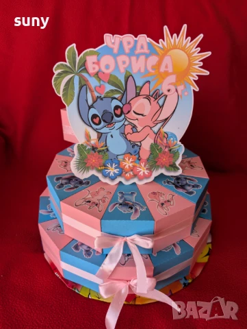 Картонена торта Лабубу, снимка 15 - Други - 50953314