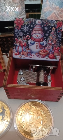 Музикална коледна кутия, снимка 13 - Музикални играчки - 52539618