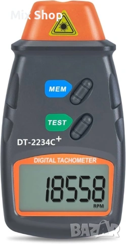 Нов Преносим уред за тестване на скорост на въртене, Обороти, тахометър