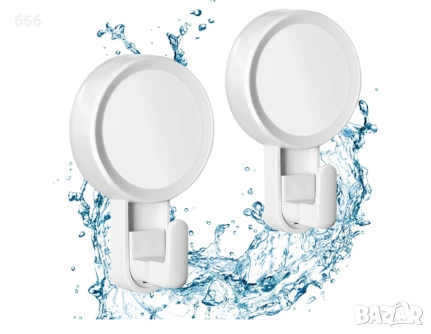 6 броя Мощни Вакуумни Вендузни Куки